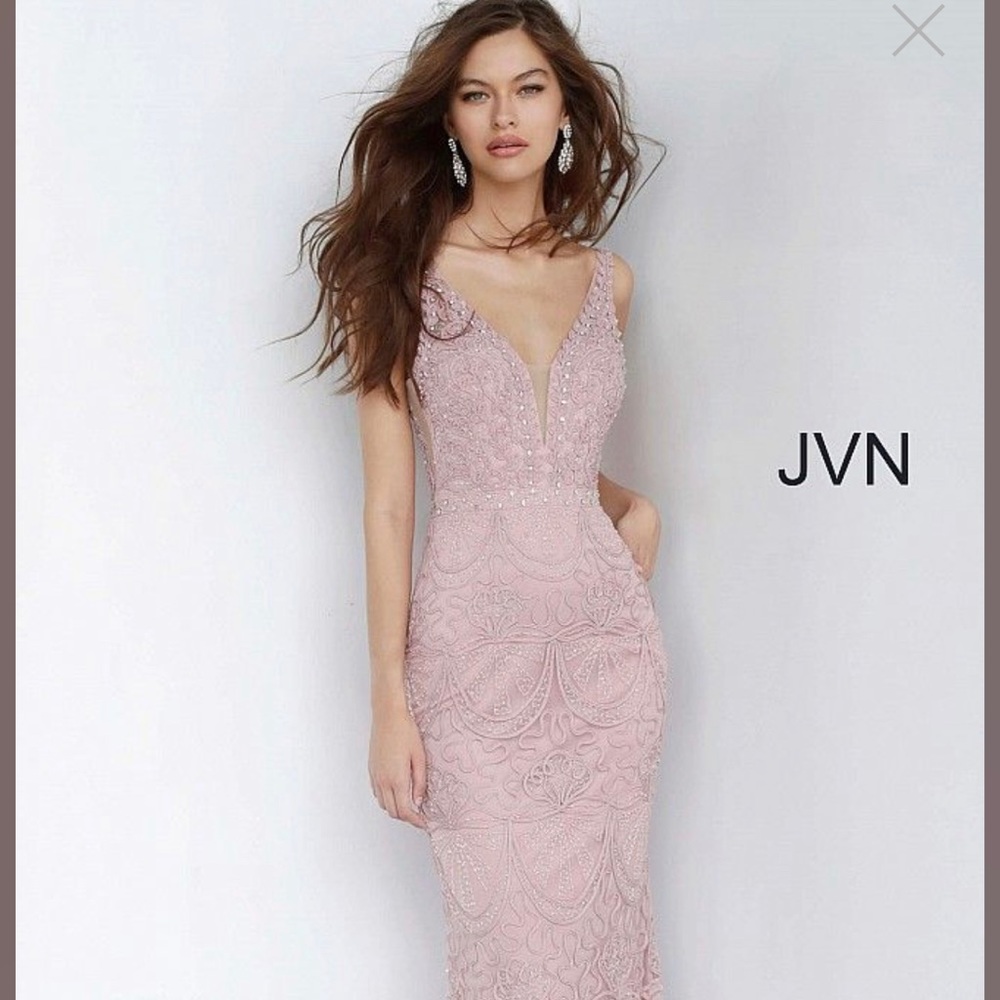 Jovani JVN2237 Open Back Embellished Dress